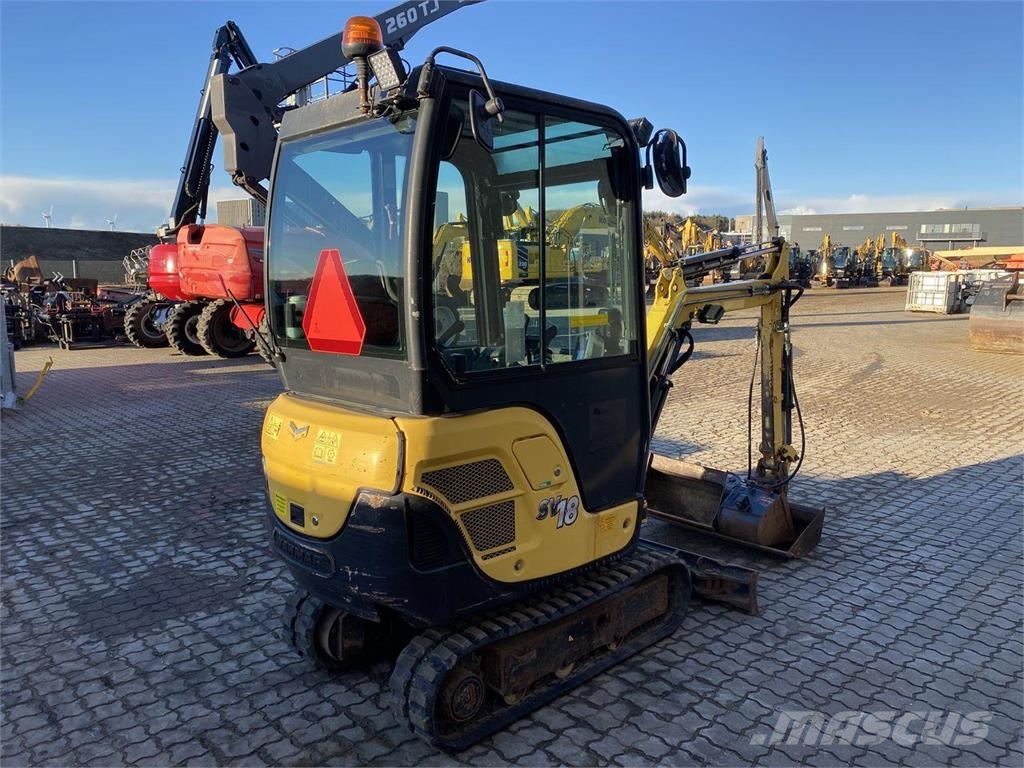 Yanmar SV18 حفارات بعجل