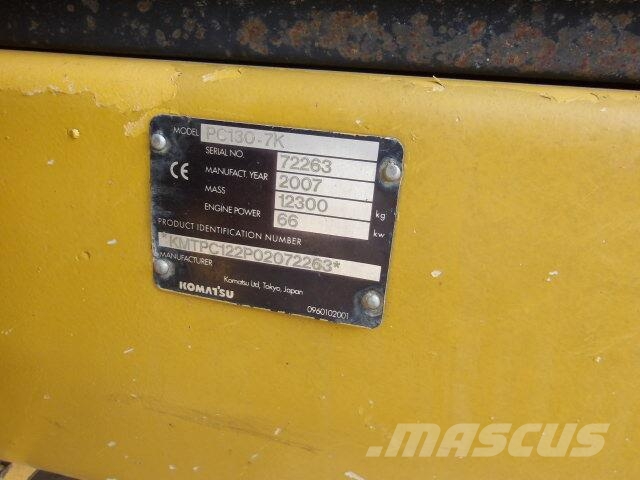 Komatsu PC130-7 Crawler excavators
