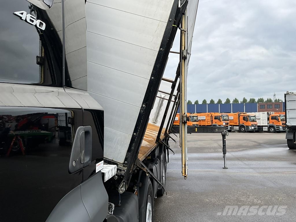 DAF FAX CF 480 Kipper met HMF 21 Tonmeter laadkraan Savivarčių priekabų vilkikai