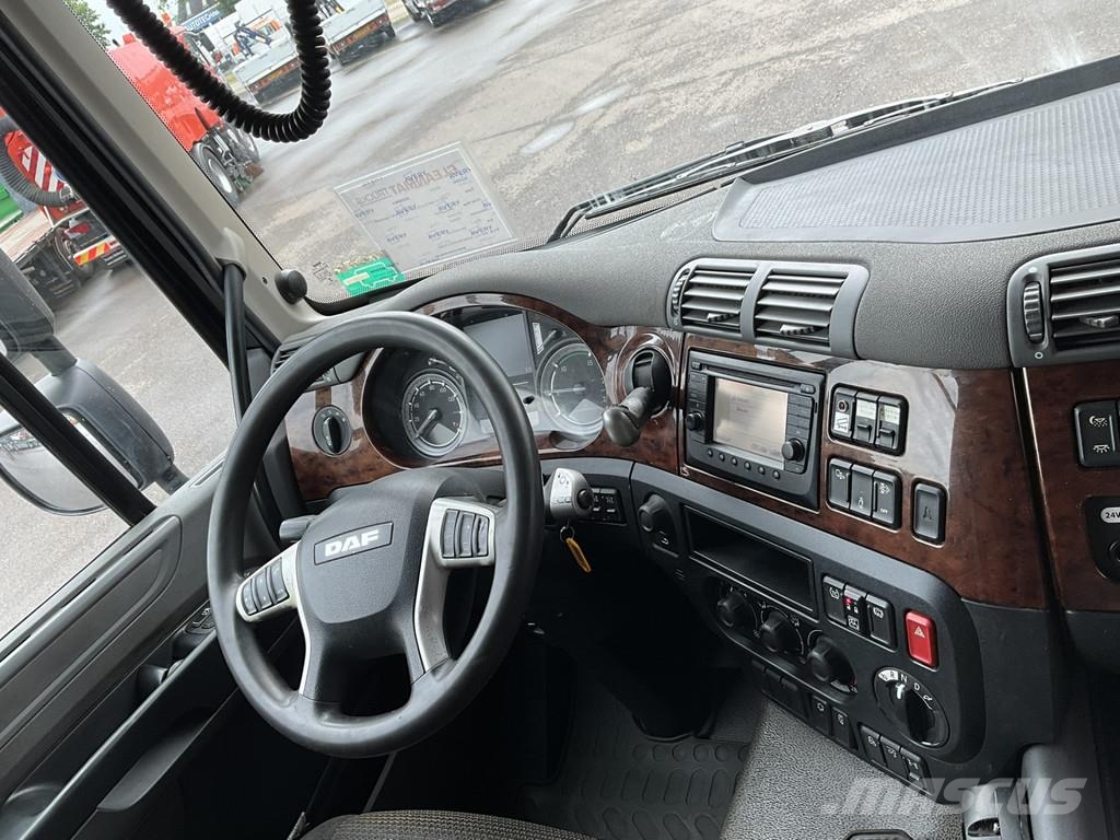 DAF FAX CF 480 Kipper met HMF 21 Tonmeter laadkraan Savivarčių priekabų vilkikai