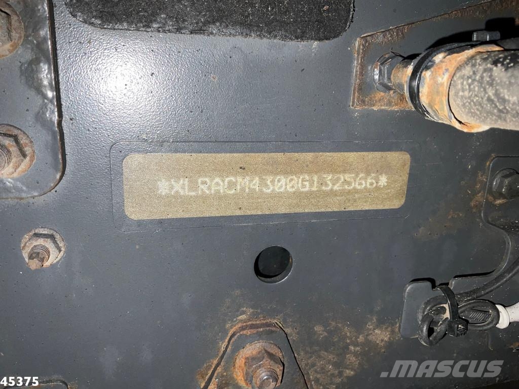 DAF FAX CF 480 Kipper met HMF 21 Tonmeter laadkraan Savivarčių priekabų vilkikai