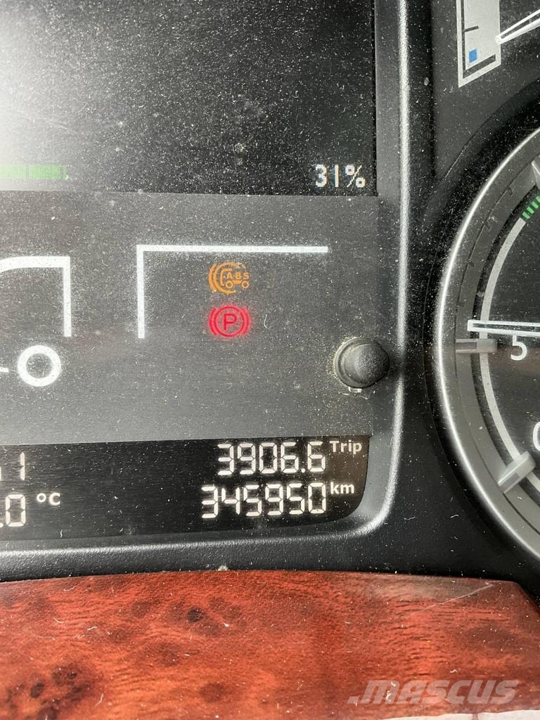 DAF FAX CF 480 Kipper met HMF 21 Tonmeter laadkraan Savivarčių priekabų vilkikai