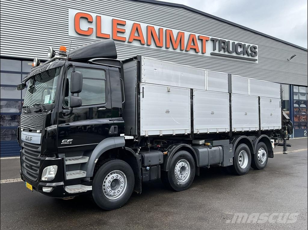 DAF FAX CF 480 Kipper met HMF 21 Tonmeter laadkraan Savivarčių priekabų vilkikai