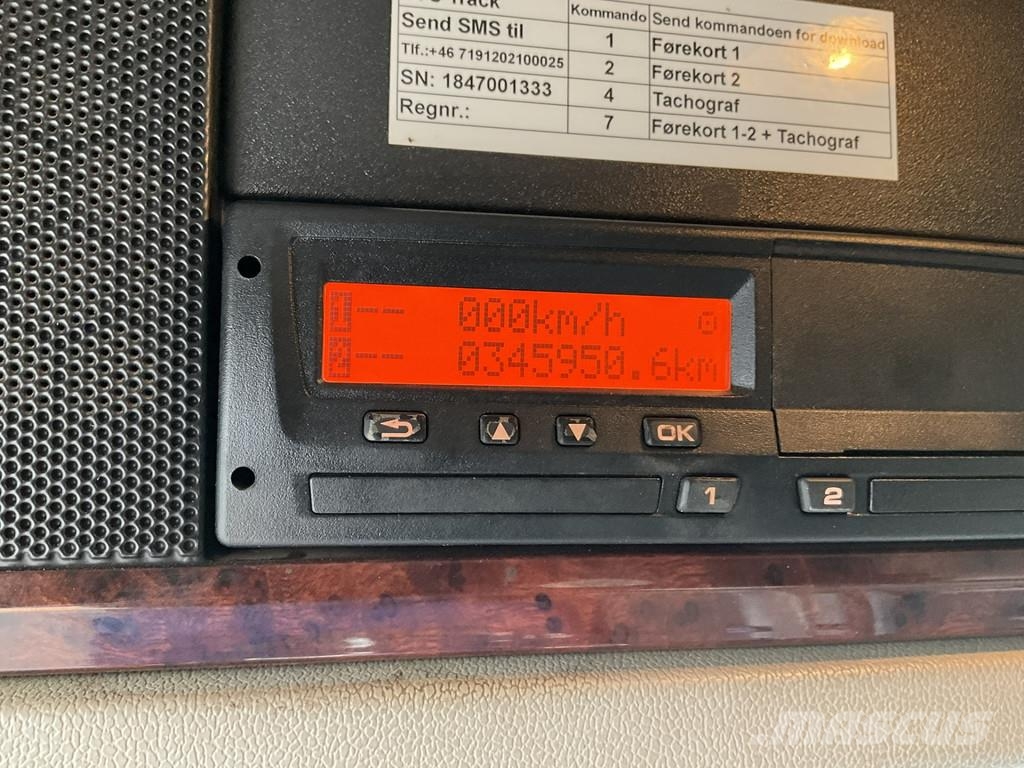 DAF FAX CF 480 Kipper met HMF 21 Tonmeter laadkraan Savivarčių priekabų vilkikai