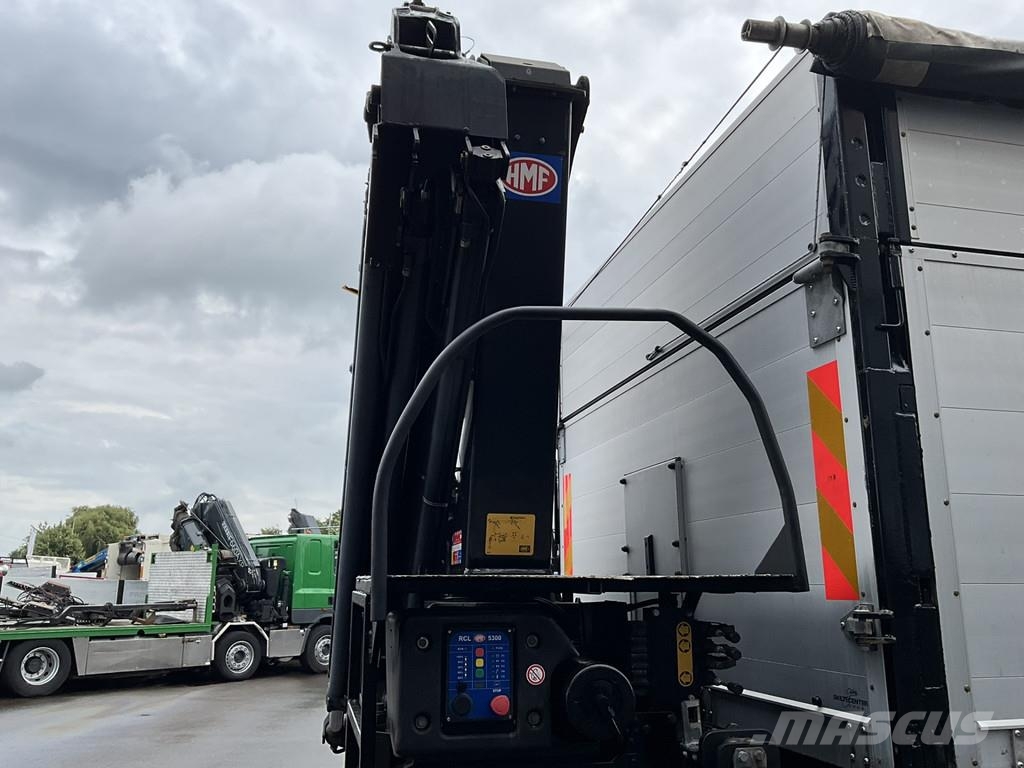 DAF FAX CF 480 Kipper met HMF 21 Tonmeter laadkraan Savivarčių priekabų vilkikai