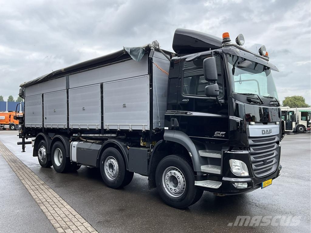 DAF FAX CF 480 Kipper met HMF 21 Tonmeter laadkraan Savivarčių priekabų vilkikai