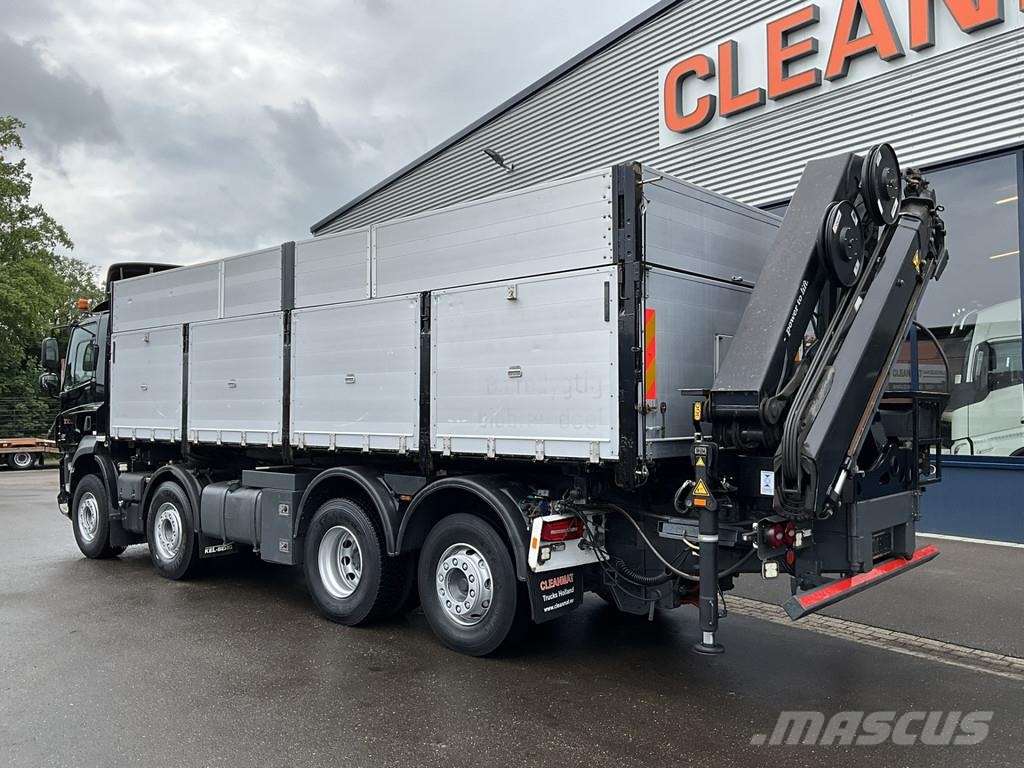 DAF FAX CF 480 Kipper met HMF 21 Tonmeter laadkraan Savivarčių priekabų vilkikai