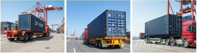 ZW Group ZW-GROUP 3 Axle Skeleton Semi Trailer نصف مقطورات هيكلية