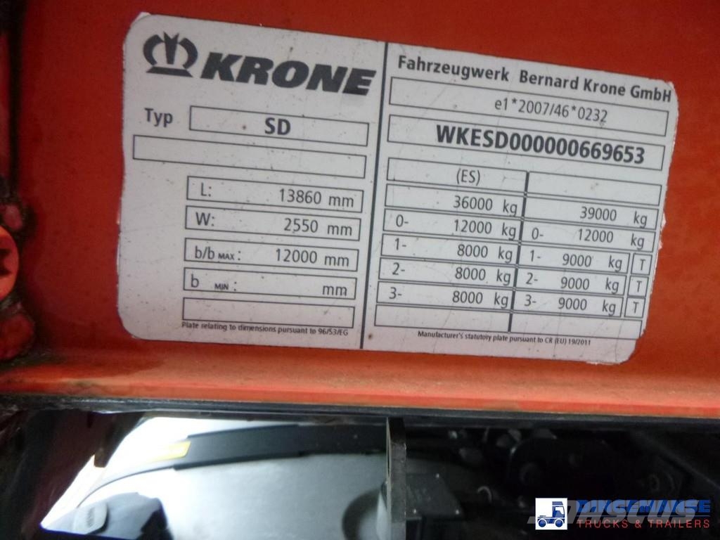 Volvo + Krone FH 460 6x2 Euro 6 + Curtain side trailer S Trekkvogner