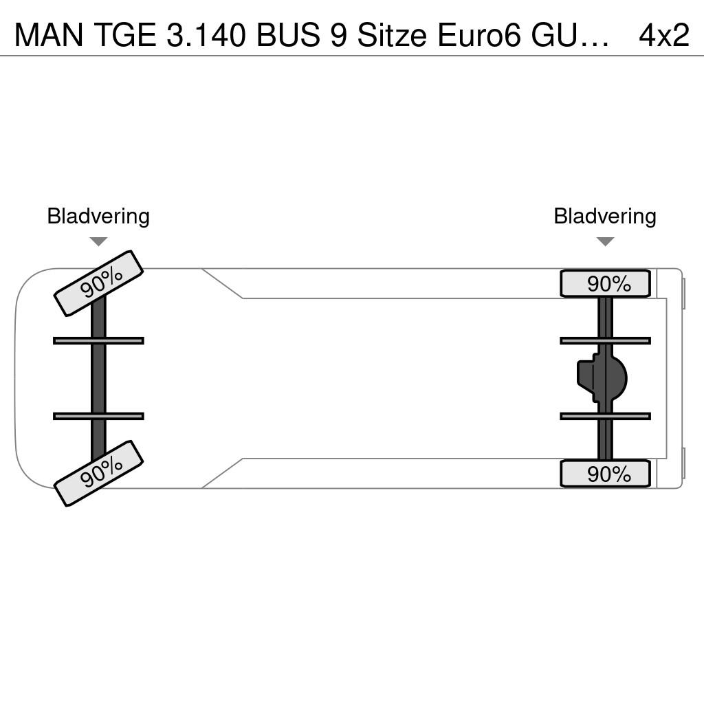 MAN TGE 3.140 BUS 9 Sitze Euro6 GUTER ZUSTAND TGE 3.14 Ostali autobusi