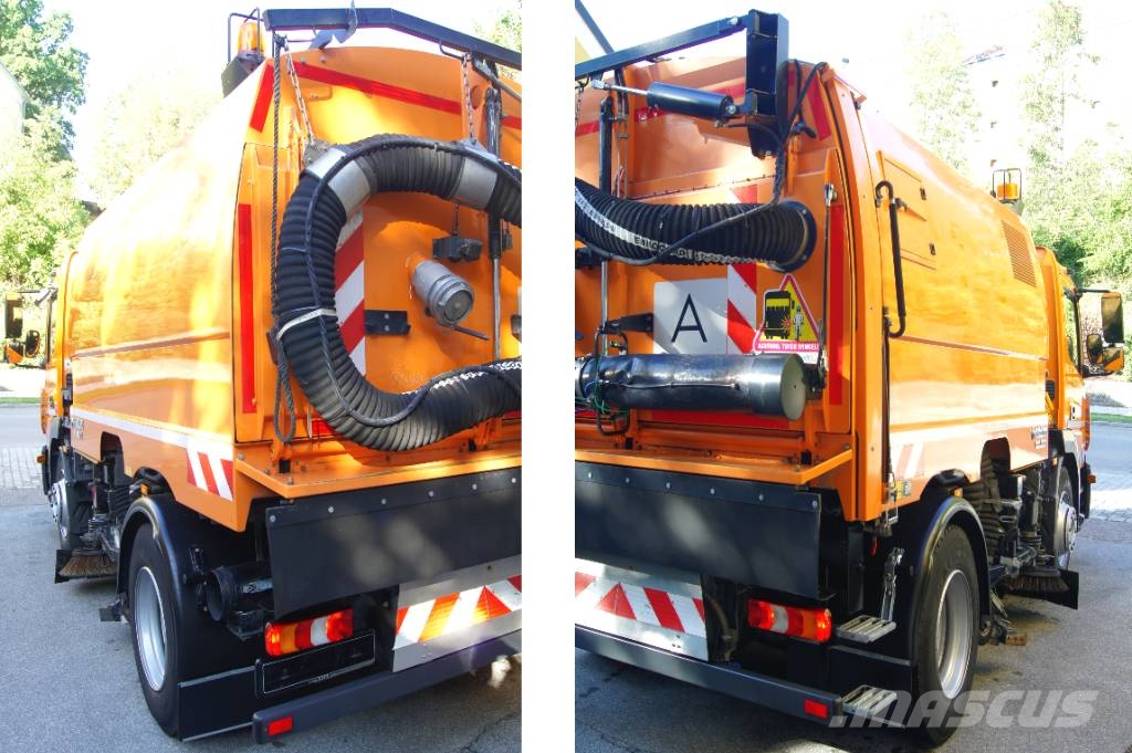 Mercedes-Benz ATEGO 1324/E 6/TÜV/FAUN Viajet 6 R+L+H Aufbaumotor Camión de barrendero