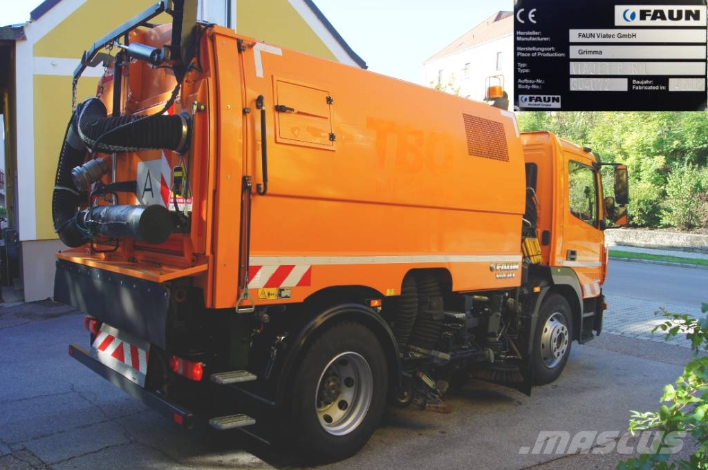 Mercedes-Benz ATEGO 1324/E 6/TÜV/FAUN Viajet 6 R+L+H Aufbaumotor Camión de barrendero