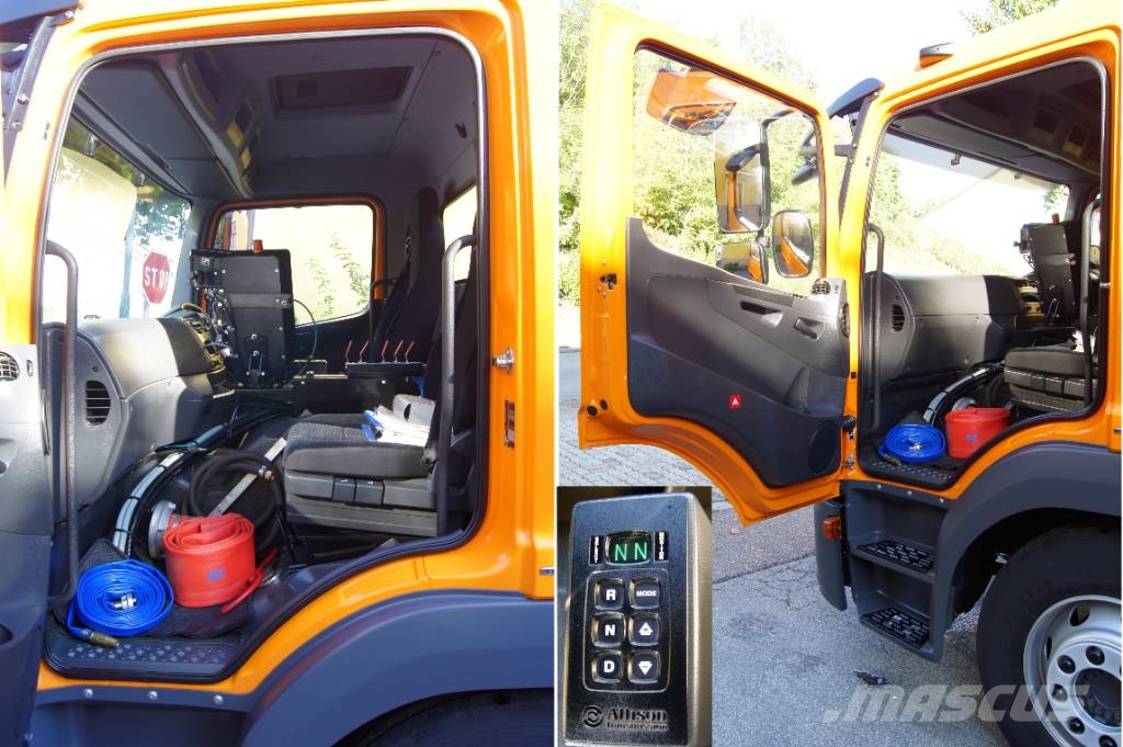 Mercedes-Benz ATEGO 1324/E 6/TÜV/FAUN Viajet 6 R+L+H Aufbaumotor Camión de barrendero