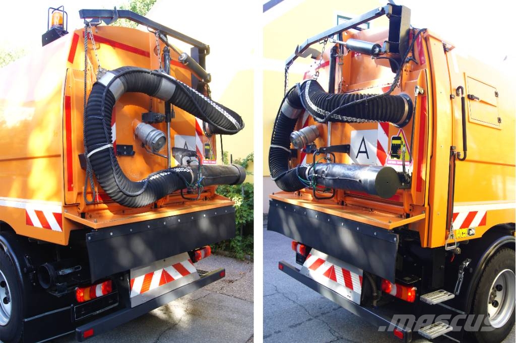 Mercedes-Benz ATEGO 1324/E 6/TÜV/FAUN Viajet 6 R+L+H Aufbaumotor Camión de barrendero