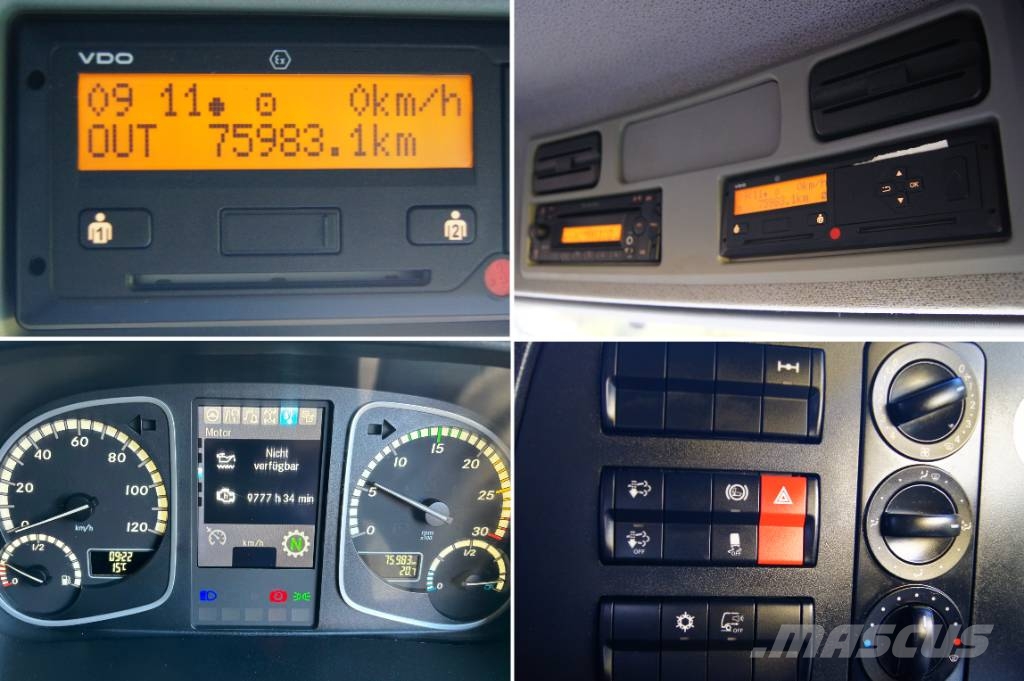 Mercedes-Benz ATEGO 1324/E 6/TÜV/FAUN Viajet 6 R+L+H Aufbaumotor Camión de barrendero