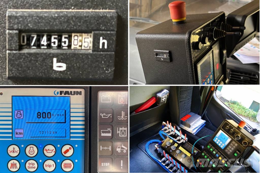 Mercedes-Benz ATEGO 1324/E 6/TÜV/FAUN Viajet 6 R+L+H Aufbaumotor 清掃車