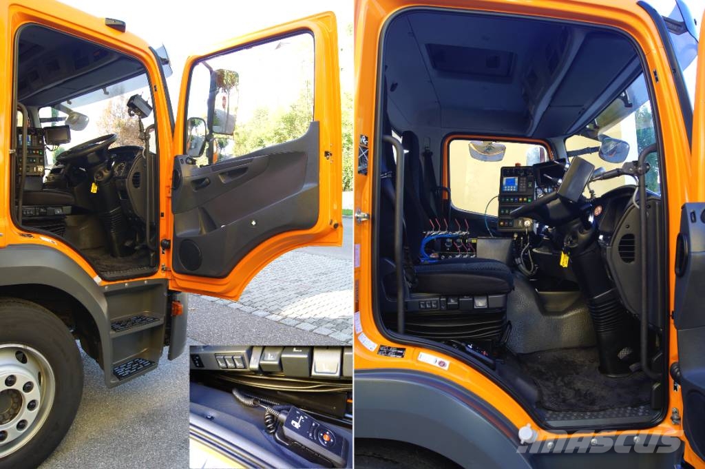 Mercedes-Benz ATEGO 1324/E 6/TÜV/FAUN Viajet 6 R+L+H Aufbaumotor Camión de barrendero