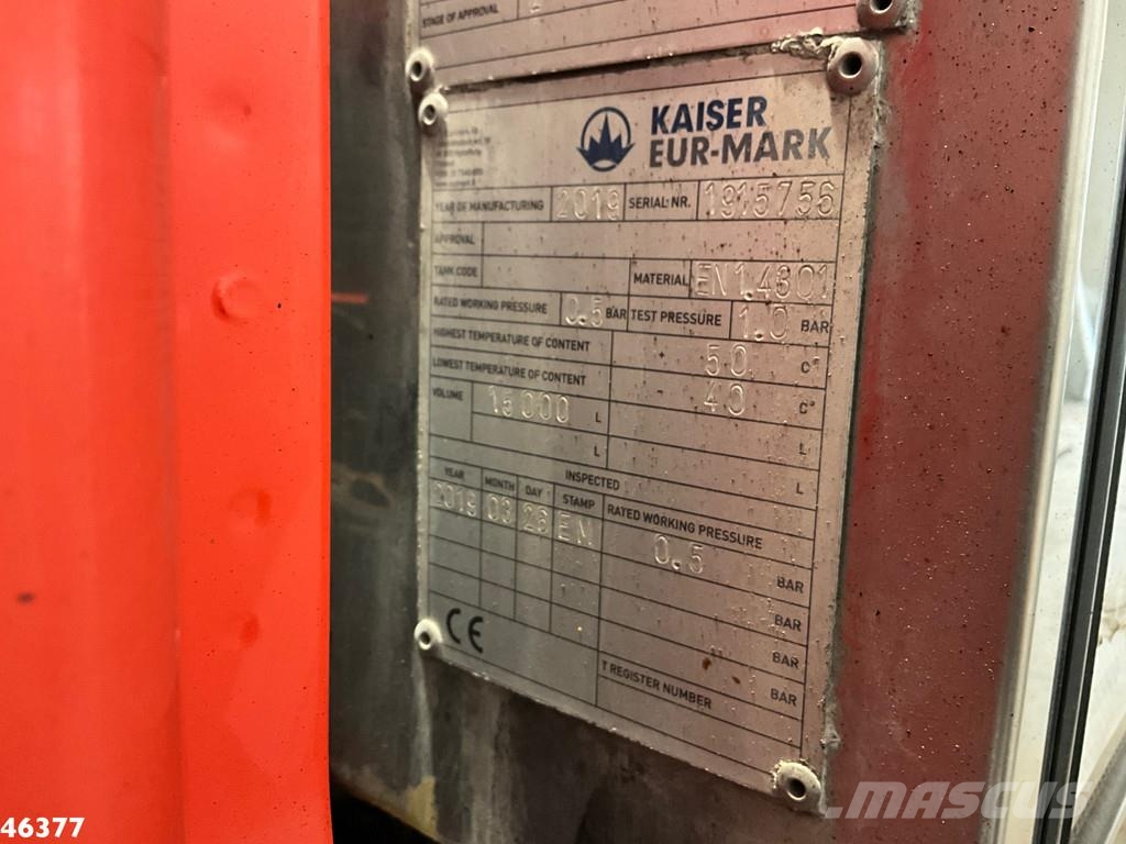 Scania P 450 XT 6x4 Euro 6 Kaiser 15m³ Vacuum/Saug Camion autospurgo