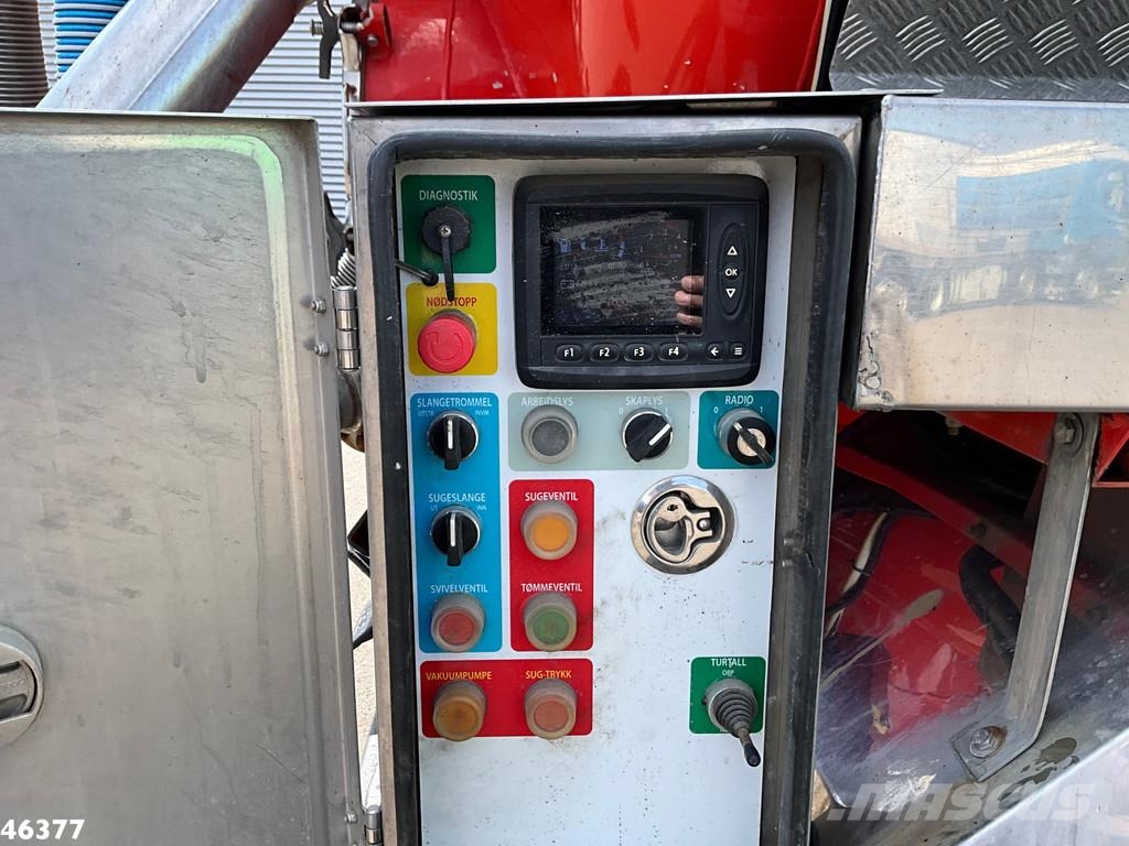 Scania P 450 XT 6x4 Euro 6 Kaiser 15m³ Vacuum/Saug Camion autospurgo