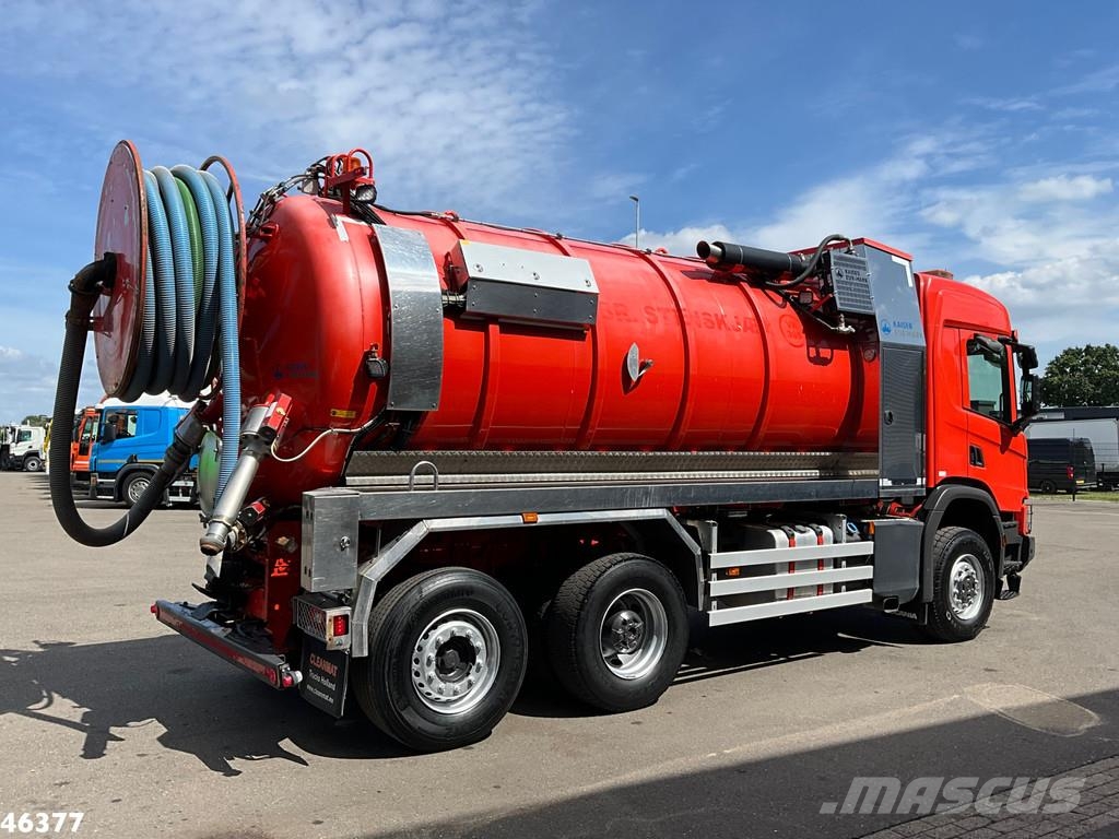 Scania P 450 XT 6x4 Euro 6 Kaiser 15m³ Vacuum/Saug Camion autospurgo