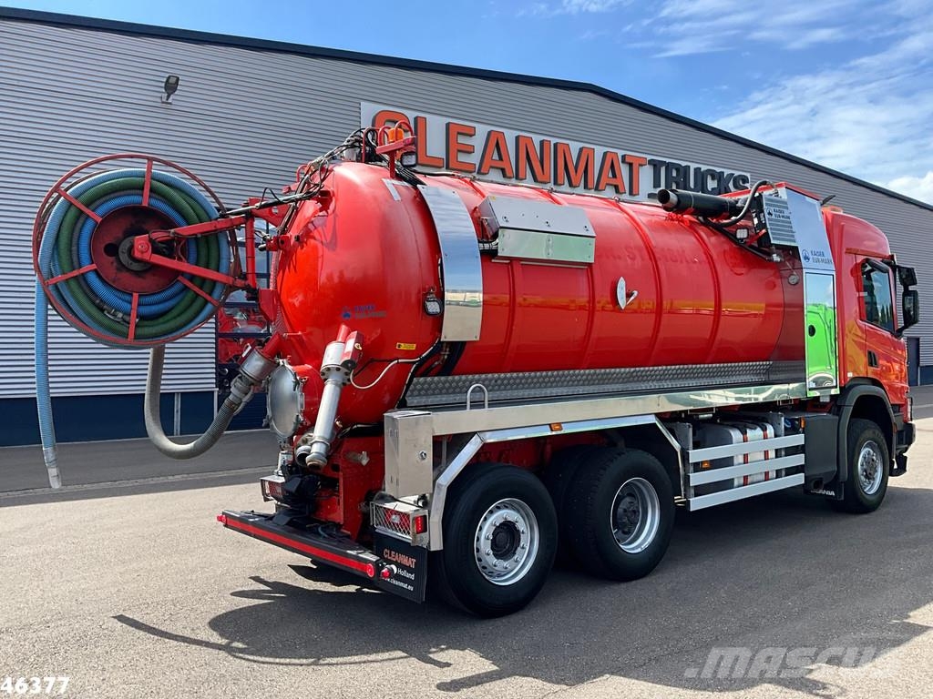 Scania P 450 XT 6x4 Euro 6 Kaiser 15m³ Vacuum/Saug Camion autospurgo