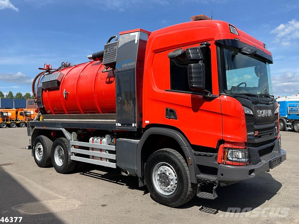 Scania P 450 XT 6x4 Euro 6 Kaiser 15m³ Vacuum/Saug Camion autospurgo
