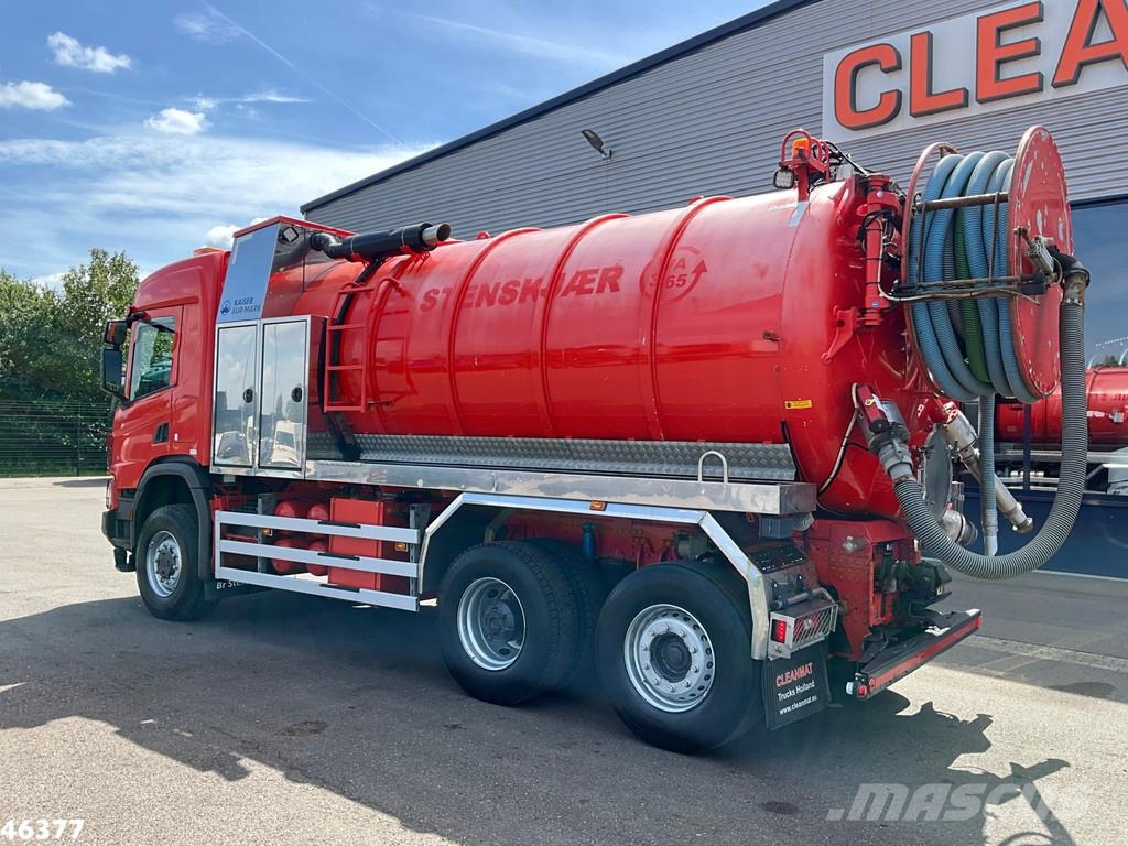Scania P 450 XT 6x4 Euro 6 Kaiser 15m³ Vacuum/Saug Camion autospurgo