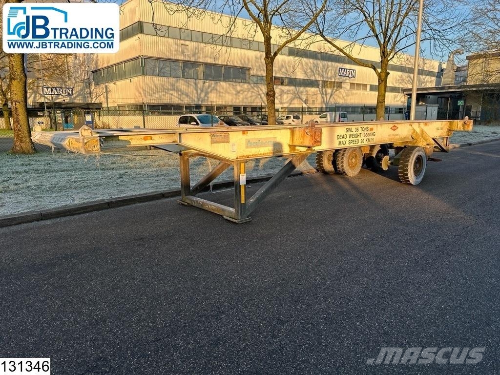 Buiscar HD36 10ft, 20ft, 30ft, 36.000KG Containerchassis Semitrailere