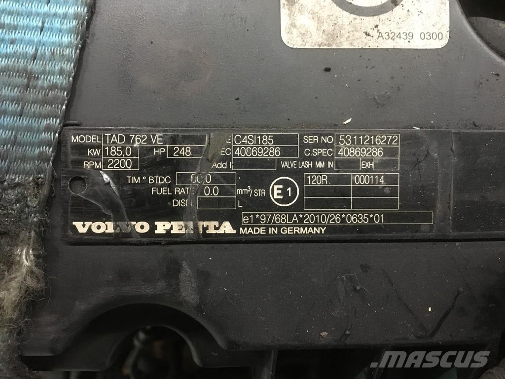 Volvo TAD762VE CORE Engines