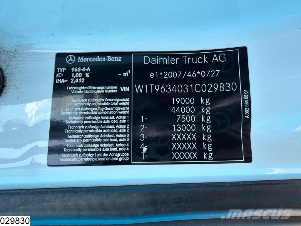 Mercedes-Benz Actros 1845 EURO 6d Vetopöytäautot