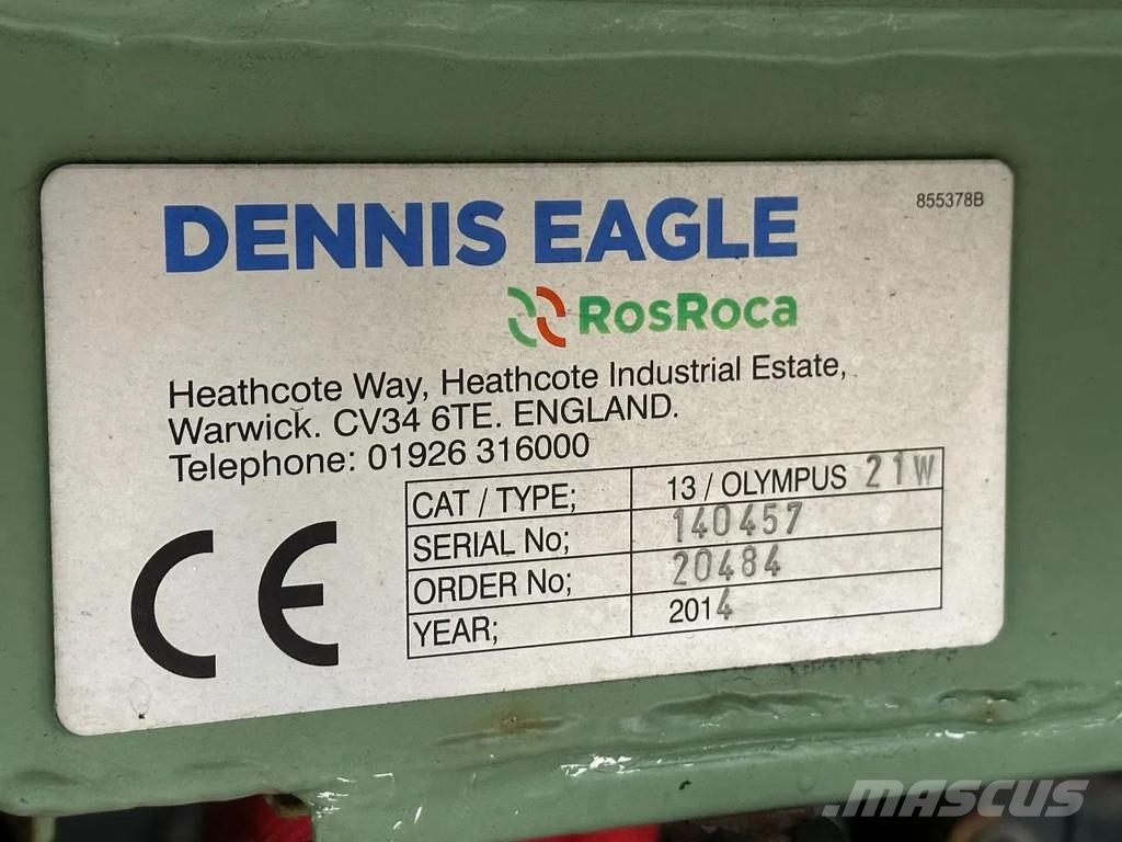 DAF CF 290 6X2 DENNIS EAGLE EURO 6 + WEIGHING SYSTEM Sopbilar