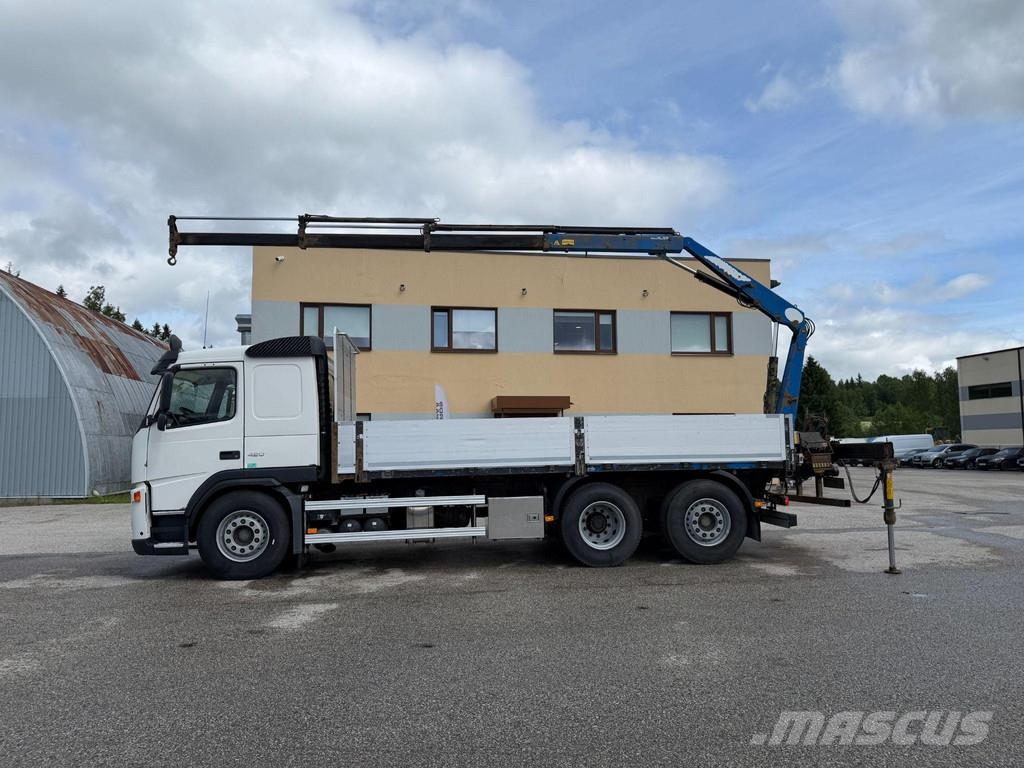 Volvo FM12 420 6X2*4 + MANUAL + PM SERIES 8 CRANE Camiones grúa
