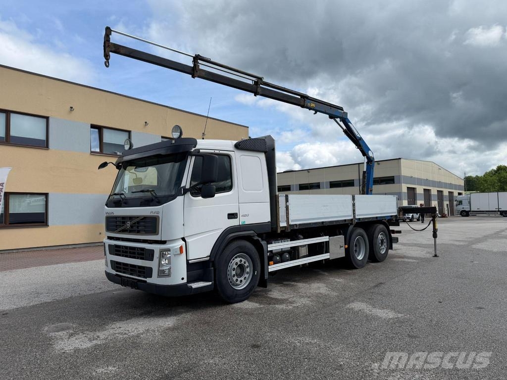 Volvo FM12 420 6X2*4 + MANUAL + PM SERIES 8 CRANE Camiones grúa