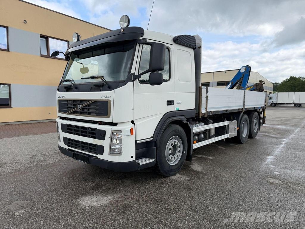 Volvo FM12 420 6X2*4 + MANUAL + PM SERIES 8 CRANE Camiones grúa