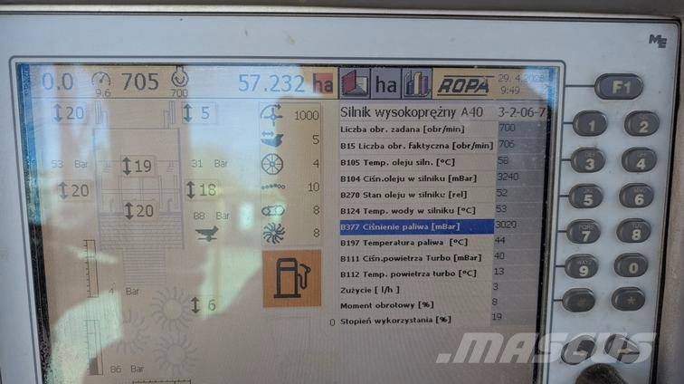 Ropa TIGER V8-3 beet harvester / 6000 MTH Μηχανή εξαγωγής και συλλογής τεύτλων