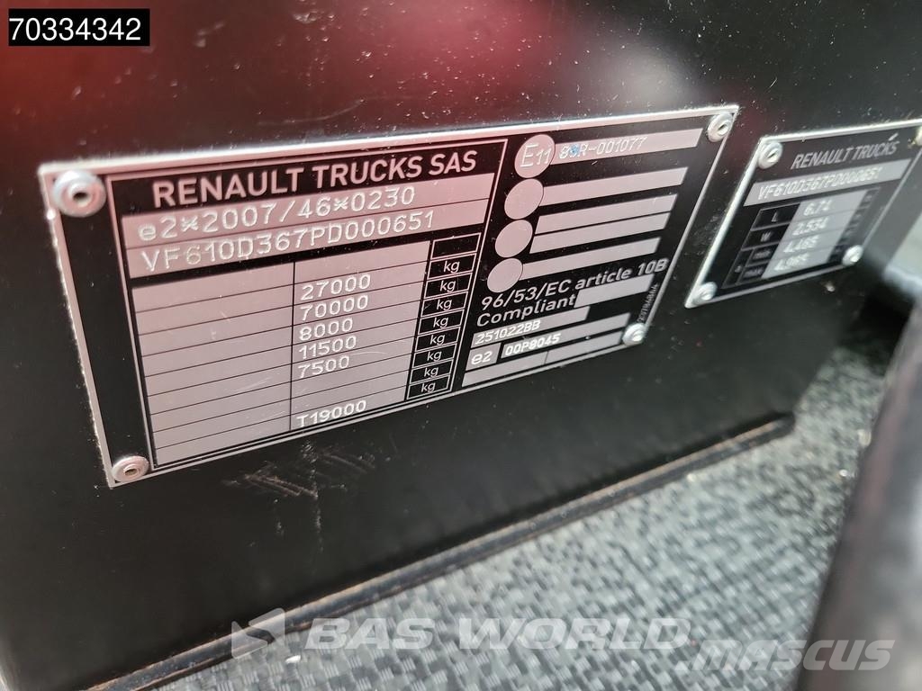 Renault T 480 6X2 HIGH 2x Tanks Hydraulic Standklima وحدات الجر