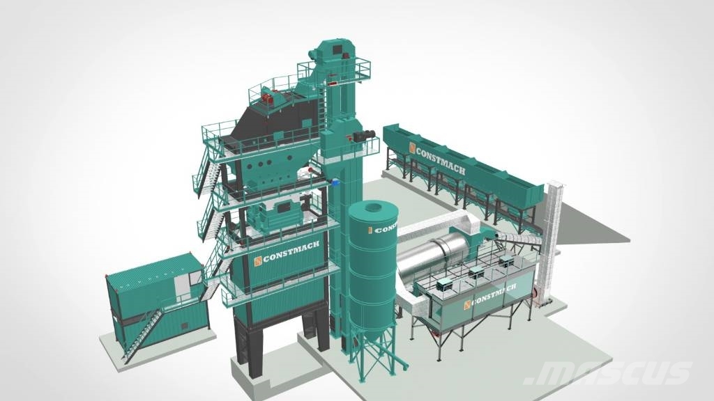 Constmach Stationary Asphalt Mixing Plant 100tph Asfaltne baze