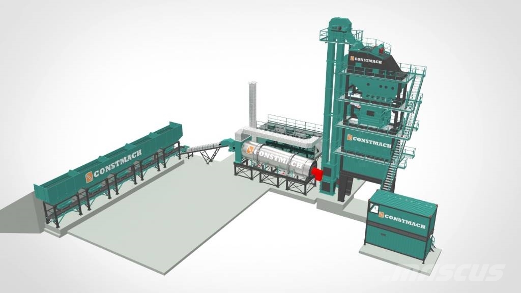 Constmach Stationary Asphalt Mixing Plant 100tph Asfaltne baze