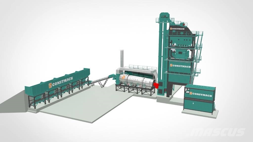 Constmach Stationary Asphalt Mixing Plant 100tph Asfaltne baze