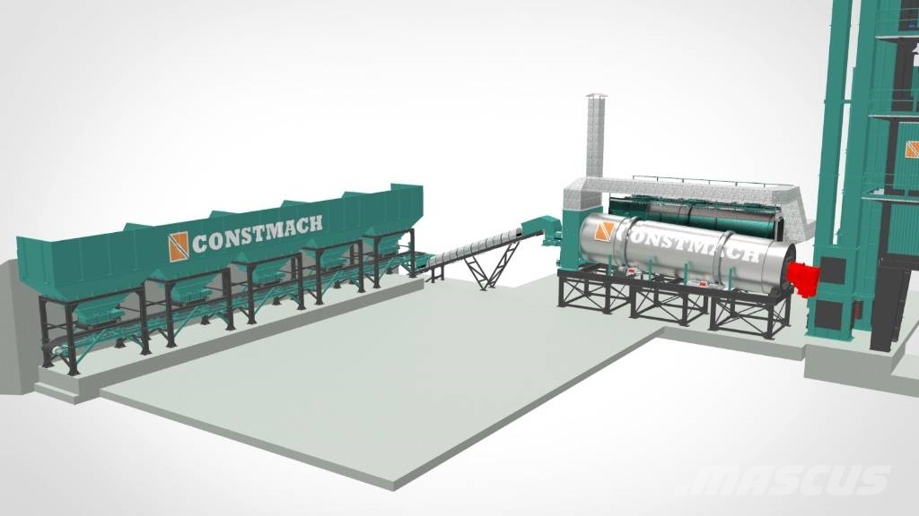 Constmach Stationary Asphalt Mixing Plant 100tph Asfaltne baze