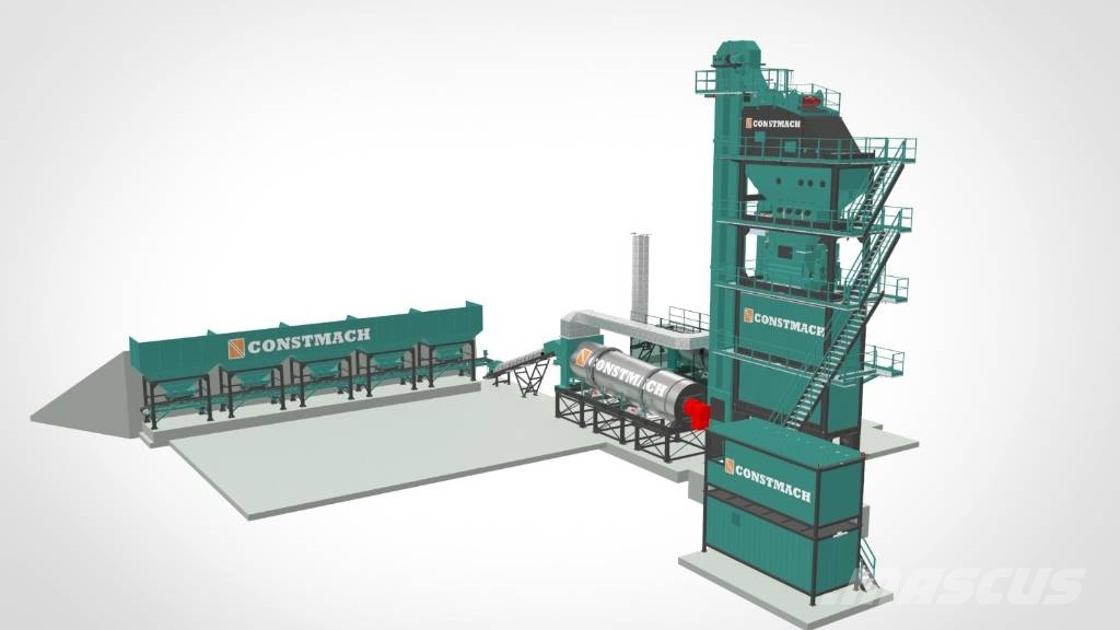Constmach Stationary Asphalt Mixing Plant 100tph Asfaltne baze