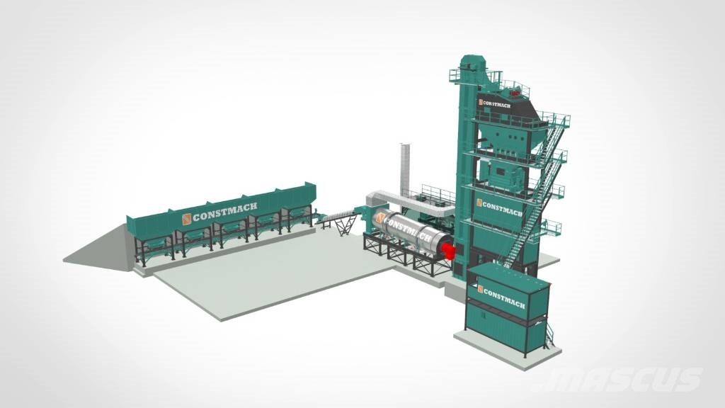 Constmach Stationary Asphalt Mixing Plant 100tph Asfaltne baze