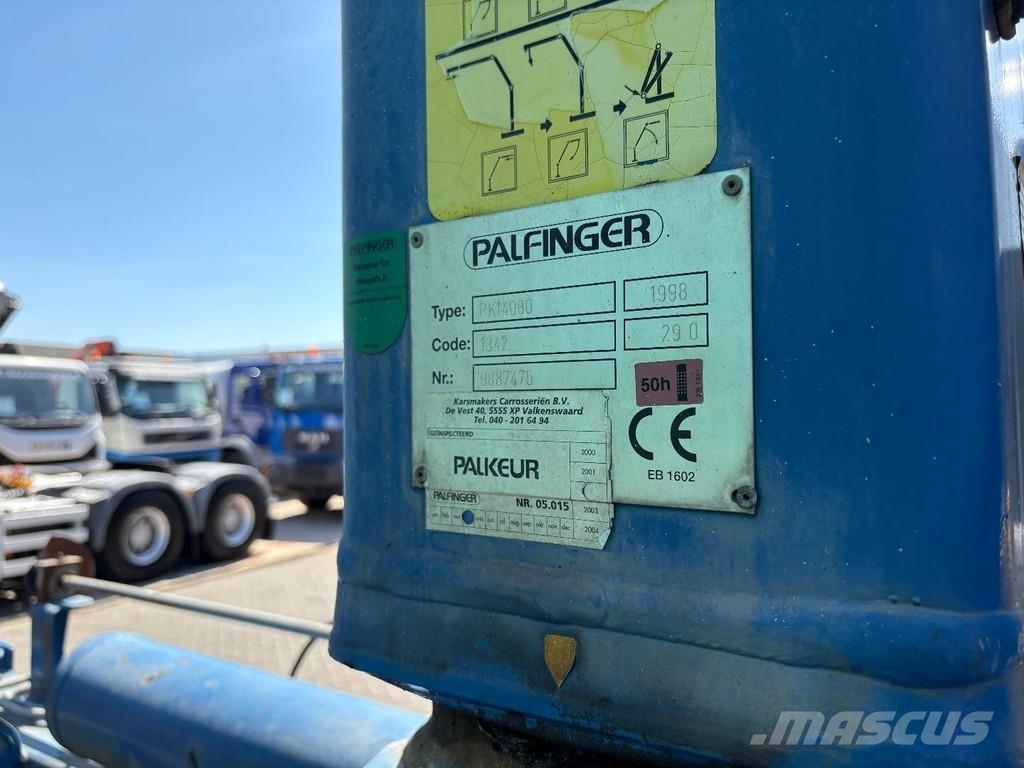 MAN LE 220 B + PALFINGER PK 14080 - 3X EXT + HOOK ARM Kranen voor alle terreinen