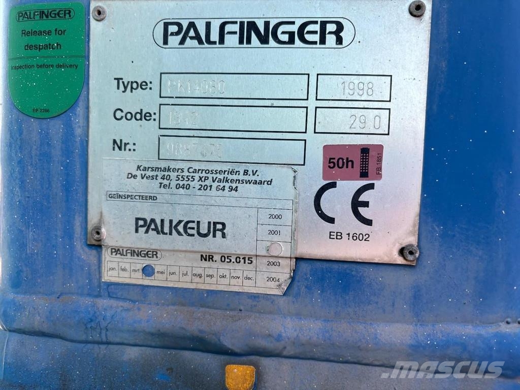 MAN LE 220 B + PALFINGER PK 14080 - 3X EXT + HOOK ARM Kranen voor alle terreinen