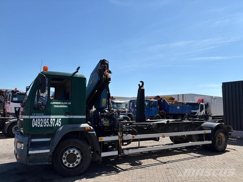 MAN LE 220 B + PALFINGER PK 14080 - 3X EXT + HOOK ARM Kranen voor alle terreinen
