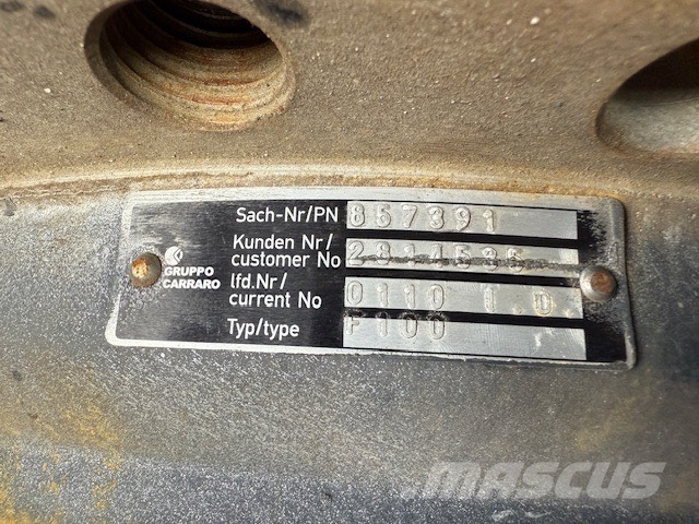 Marini 2000 NEW GEARS CARRARO F 100 Fresadoras de asfalto