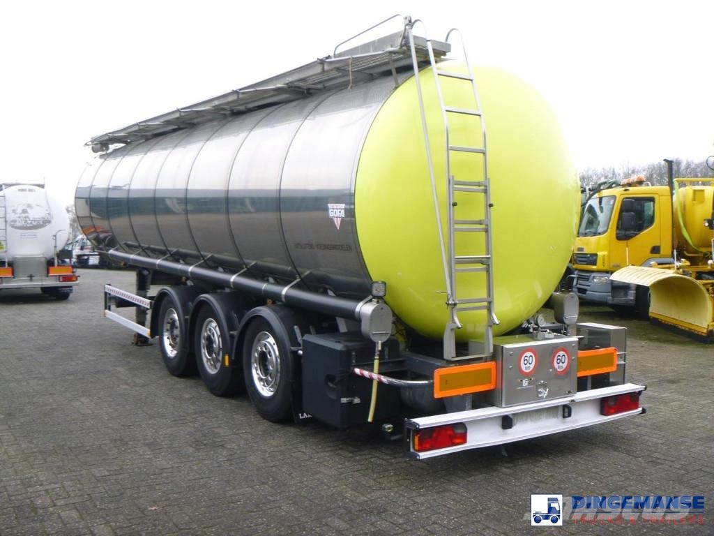 Gofa Food tank inox 36 m3 / 1 comp セミトレーラータンカー