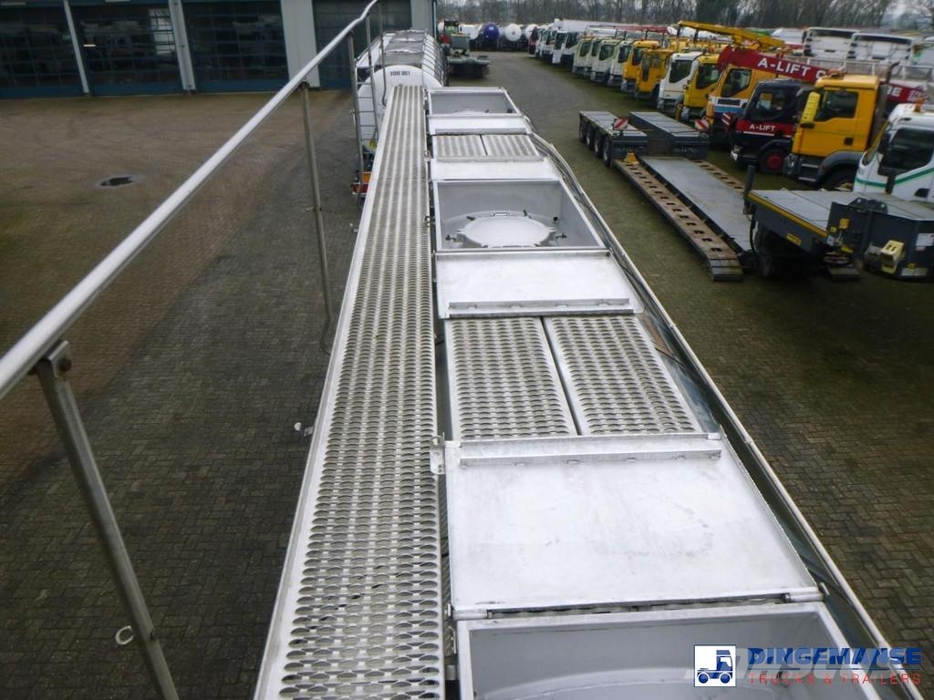 Gofa Food tank inox 36 m3 / 1 comp セミトレーラータンカー