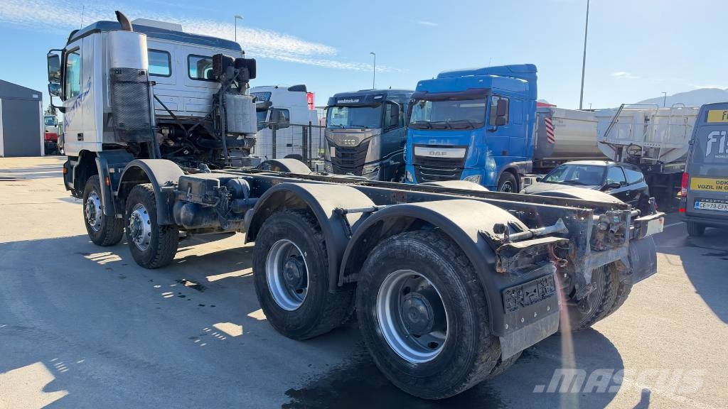 Mercedes-Benz ACTROS 4140 8X8 chassis - big axle - spring Chassis