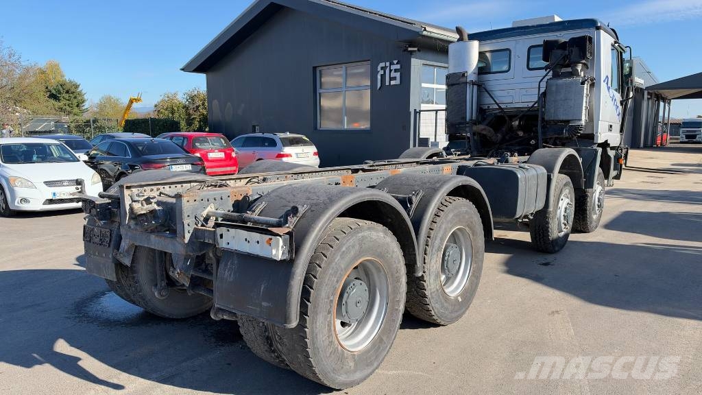 Mercedes-Benz ACTROS 4140 8X8 chassis - big axle - spring Chassis